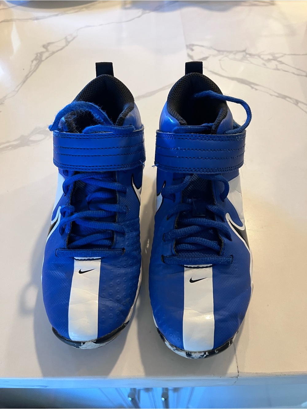 Nike Kids Blue and White Training Sneakers